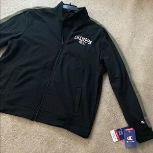 Champion Men's Black and Green Jacket